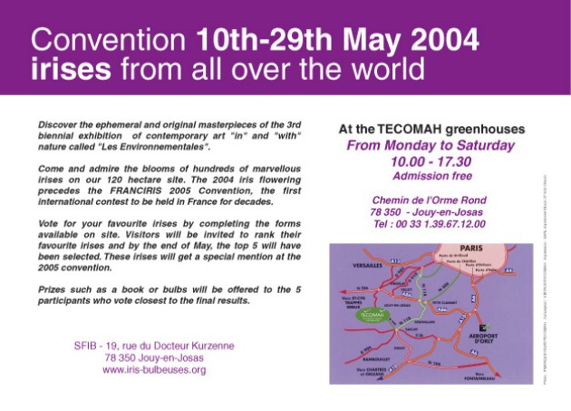 Convention, leaflet - verso: map